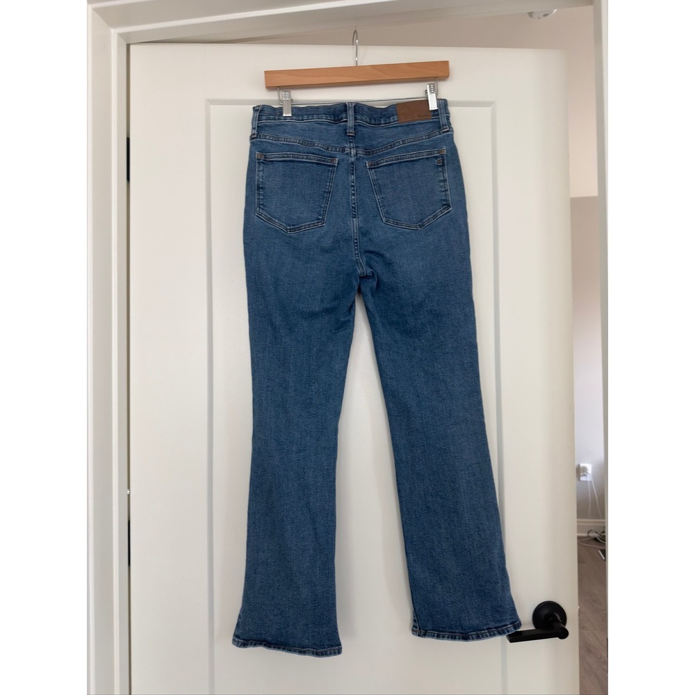 Madewell Cali Demi-Boot Jeans Blue High Rise Flare Denim 29T